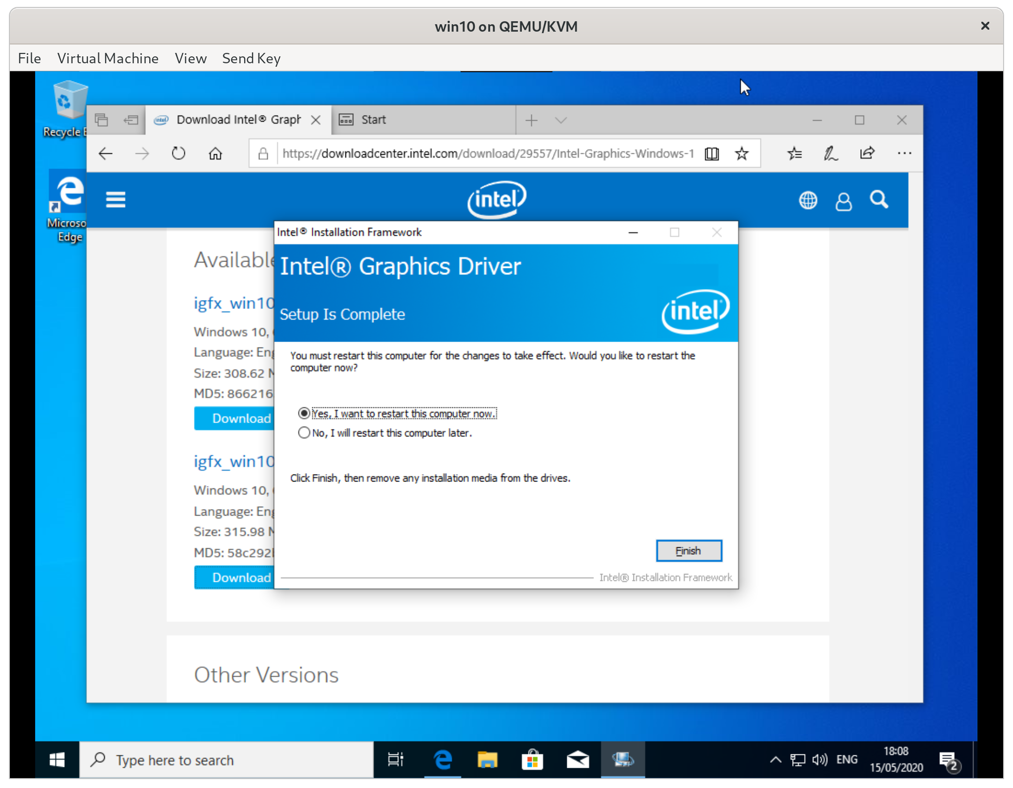 Tutorial Passing An Intel Gpu To A Linux Kvm Virtual Machine Interesting Things