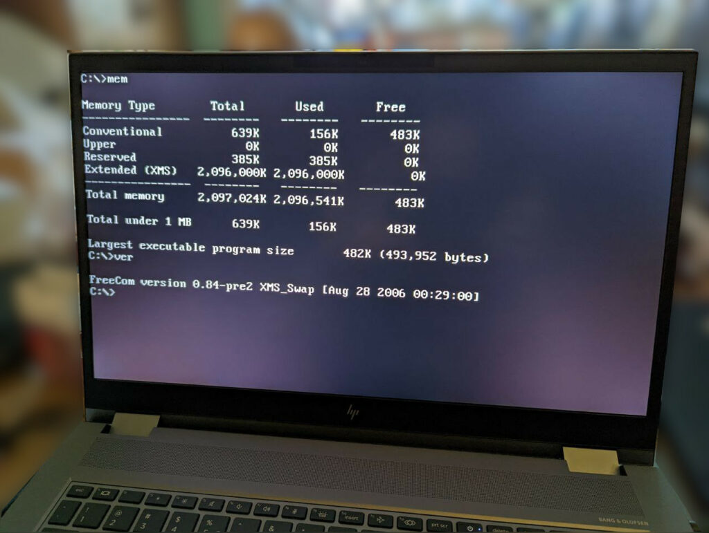 FreeDOS et ordinateur sans OS : comment installer Windows 10 