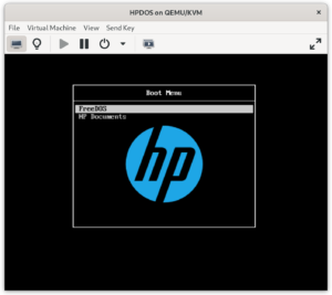 Booting the image in a VM
