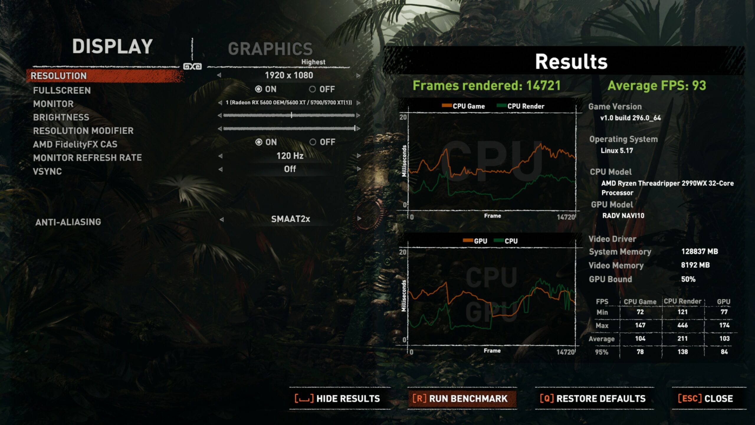 Threadripper - Radeon RX 5700XT