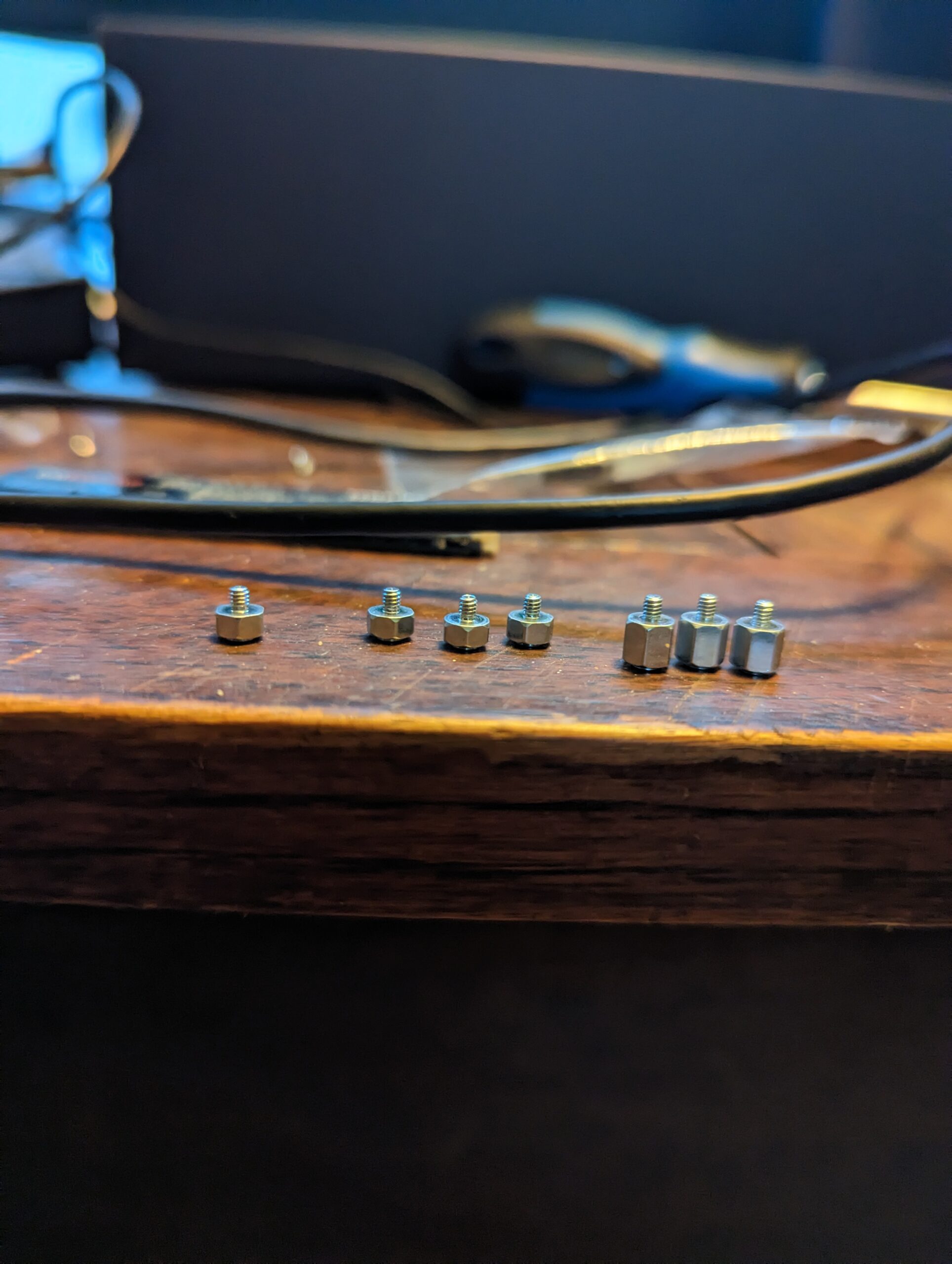 The motherboard m.2 standoffs are not the same size as the card ones. Ask me how I know.