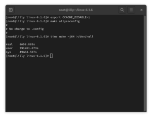 Linux 6.1.6 allyesconfig