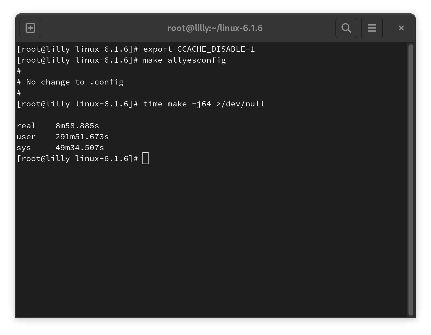 Linux 6.1.6 allyesconfig